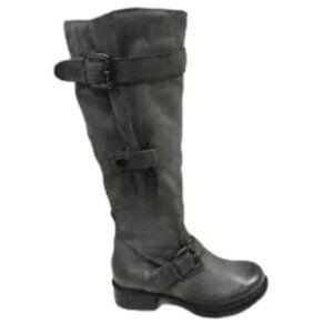 Mjus Renata 2 Leather Tall Boots Adjustable Wide Calf 38